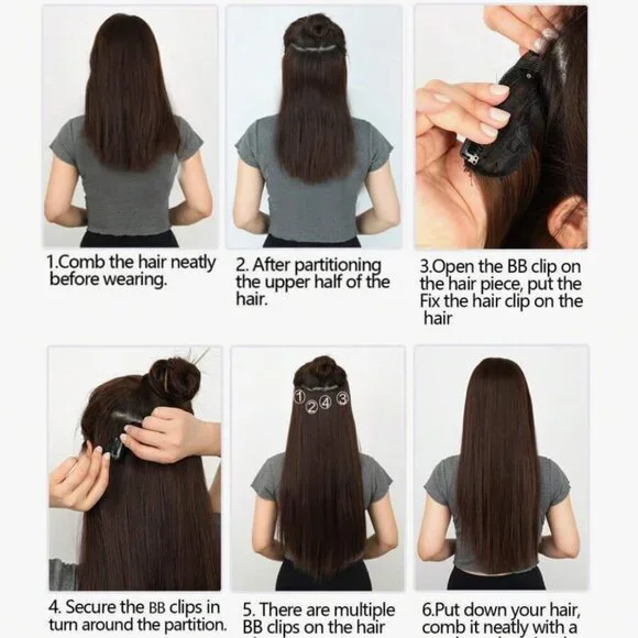 22 In Clip in light Blonde Water wave  Hair Extensions - Picture 10 of 10